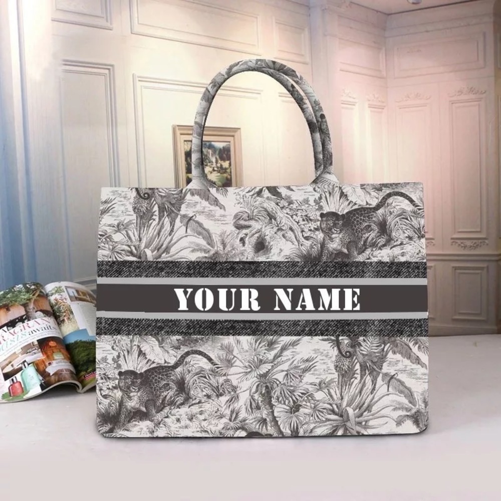 Brand new Spring personalized large tote bag.